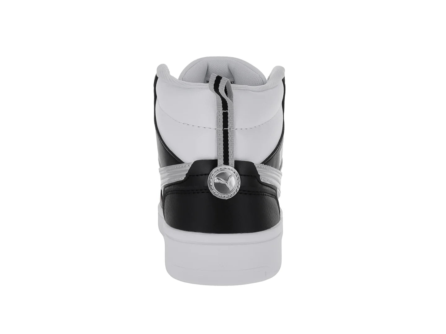 Tenis PUMA Rebound V6 Blanco Negro Plata para Mujer