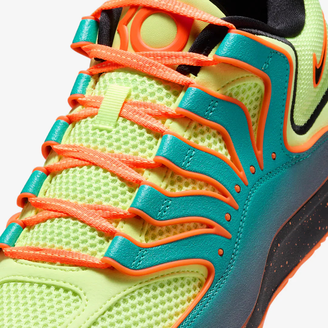 Tenis Nike KD18 Verde Laranja