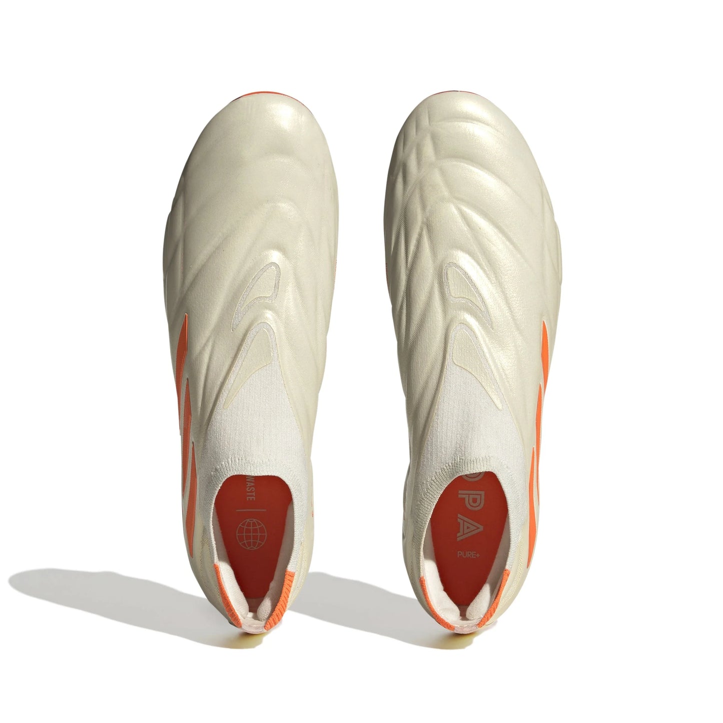 adidas Copa Pure FG Firm Ground Soccer Cleats White Solar Orange