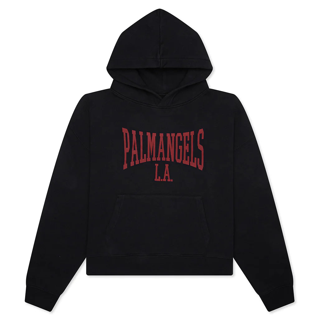 College Hoody Black Dark Red