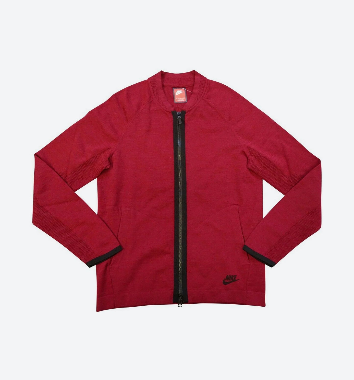 Sportswear Tech Knit Bomber Jacket Mens Team Red Black