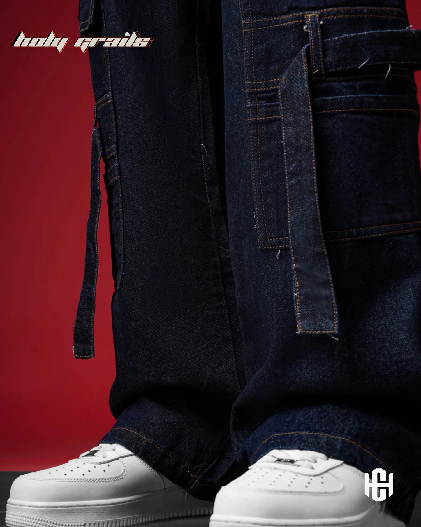 Raw Denim Deep Blue Pants HG x Charactr