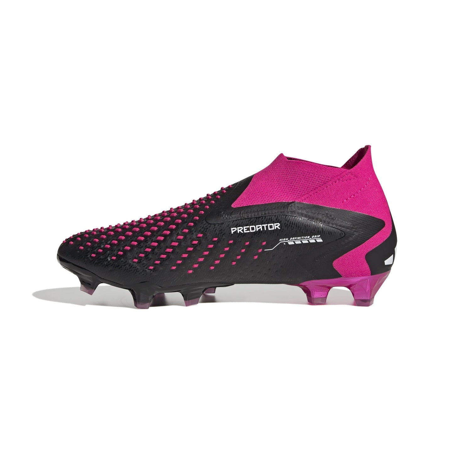 adidas Predator Accuracy FG Firm Ground Soccer Cleats Black White Shock Pink