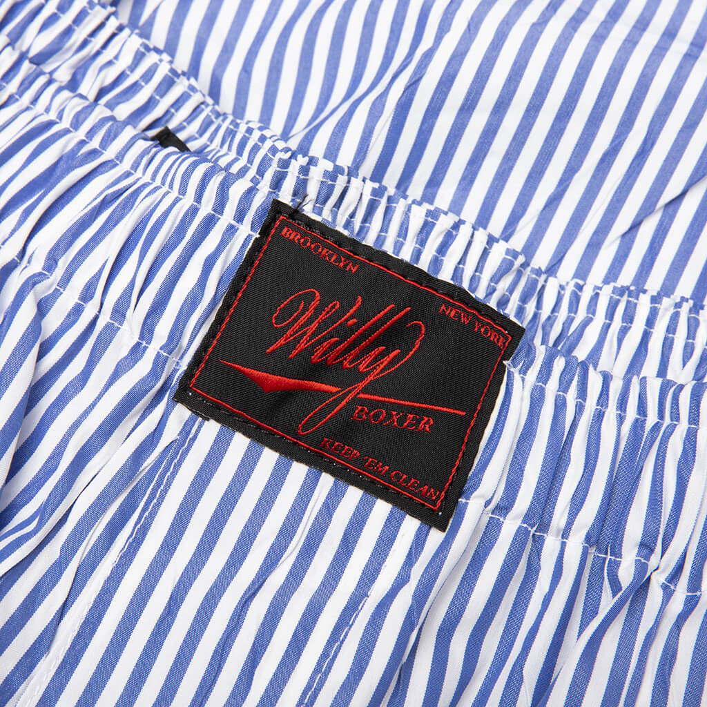Willy Woven Boxer Sail Blue Stripe