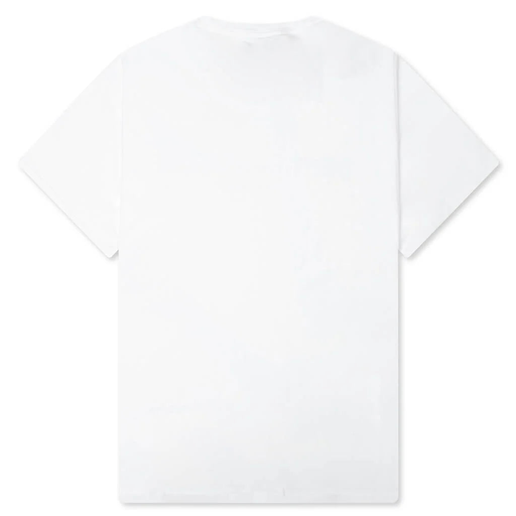 French Logo Lux Tee Clean White