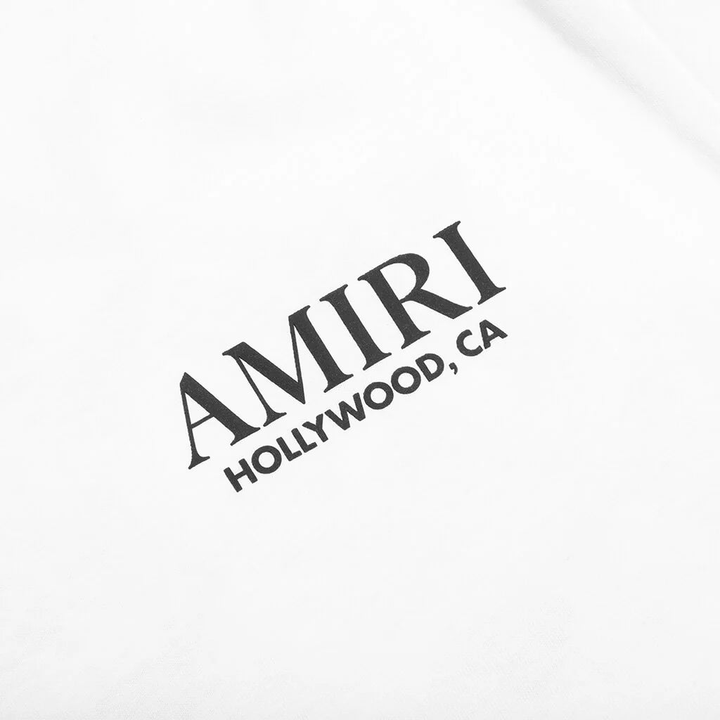 Bones Stacked Tee White