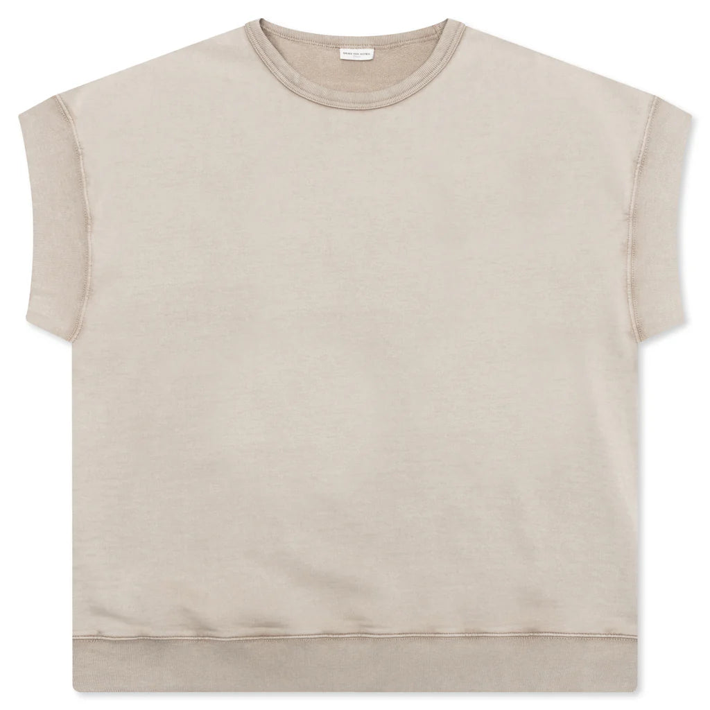 Sleeveless Sweater Beige