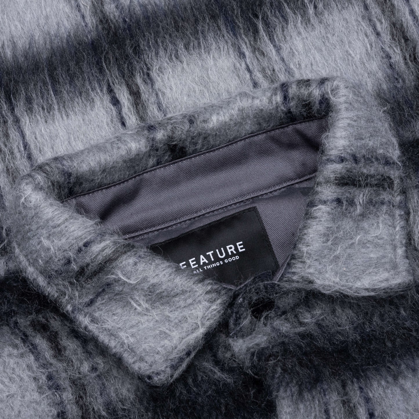 Mohair Flannel Black