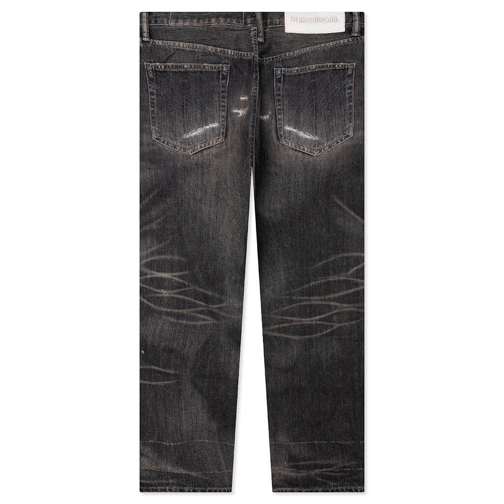 Savage Denim DP Wide Pants Black