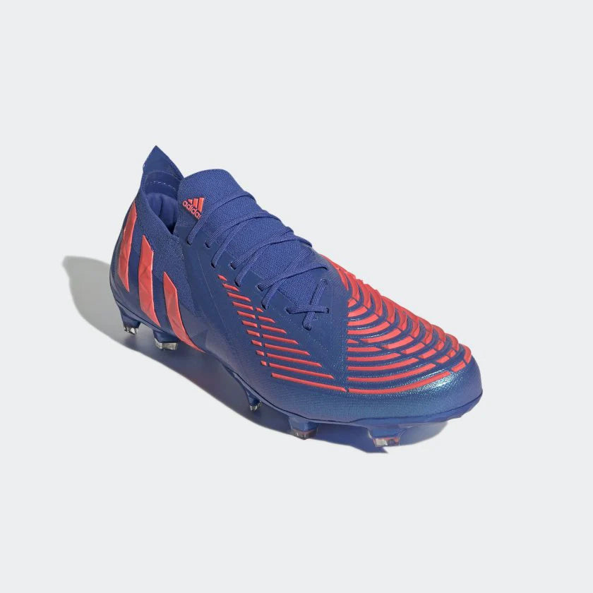 adidas Predator Edge1 Low FG Firm Ground Soccer Cleats Hi Res Blue Turbo Hi Res Blue