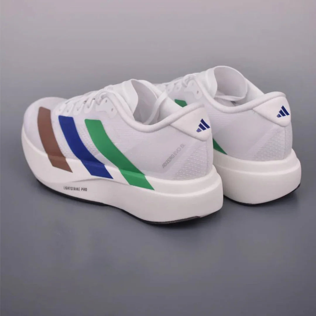 Adidas Adizero EVO SL Branco Verde Azul Marrom