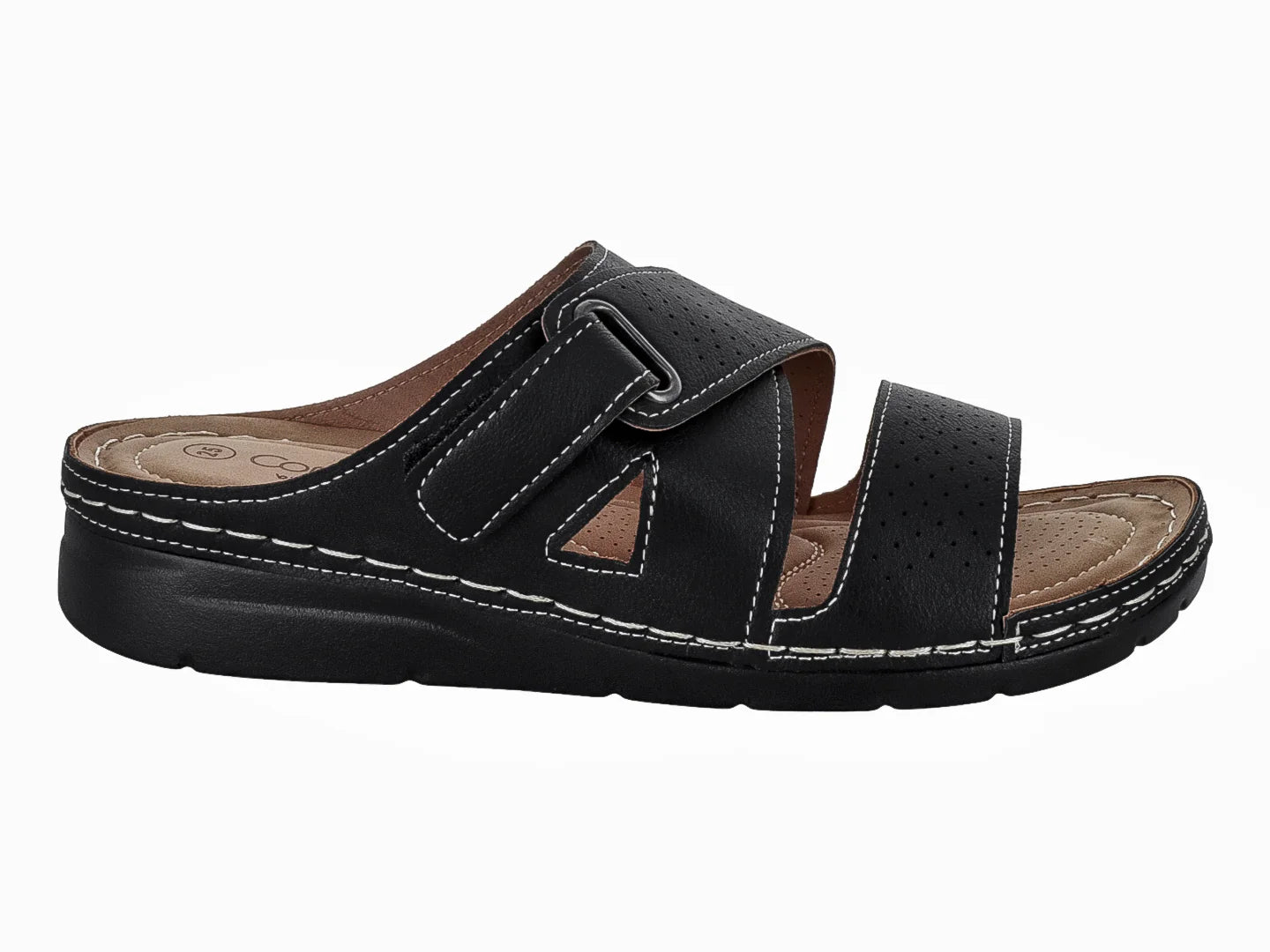 Sandalias Comfort Fit Negro para Mujer