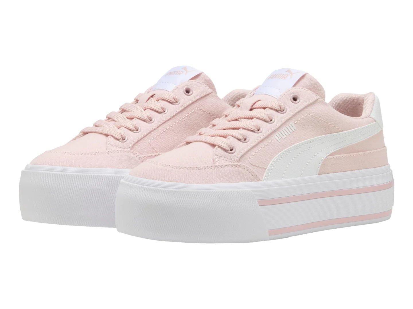 Tenis PUMA Court Classic Vulc FS Platform Malva para Mujer