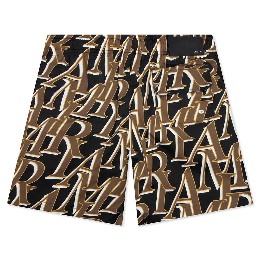 Repeat Swim Trunk Black