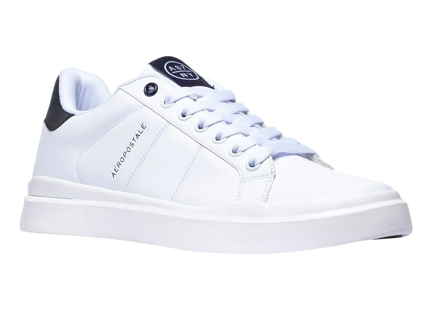 Tenis Aeropostale Luciano II Blanco y Negro para Hombre