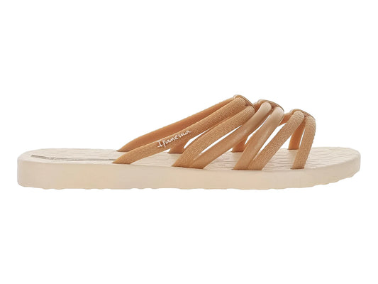 Sandalias Ipanema Beige y Oro para Mujer