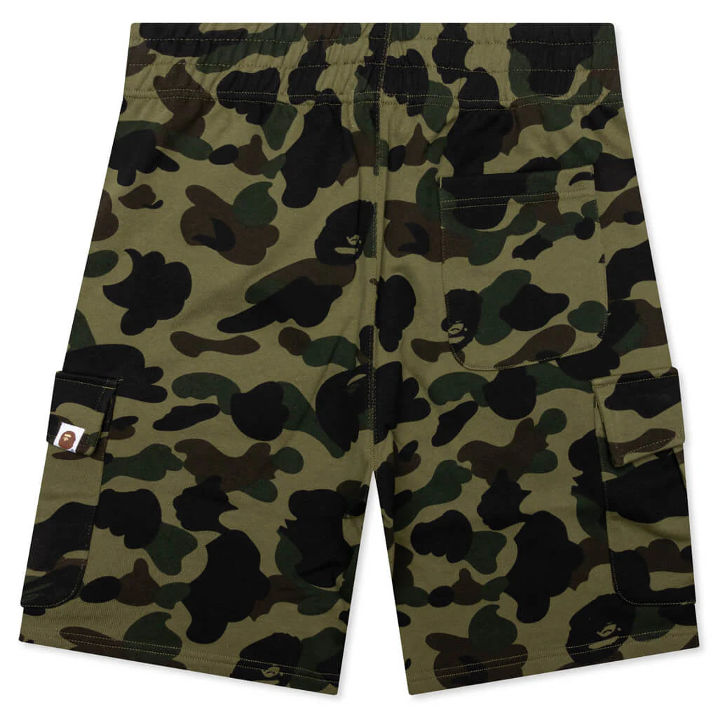 1st Camo 6 Pocket Sweat Shorts Green