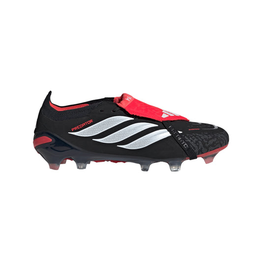adidas Predator Elite Fold Over Tongue FG Firm Ground Mens Soccer Cleats Black White