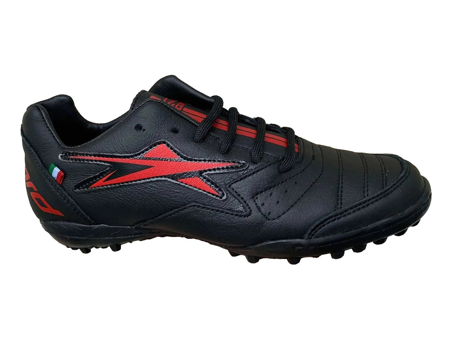 Tenis de Fútbol EESCORD Turf Negro Rojo para Hombre