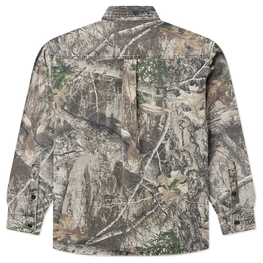 Camo Button Down Shirt Camo