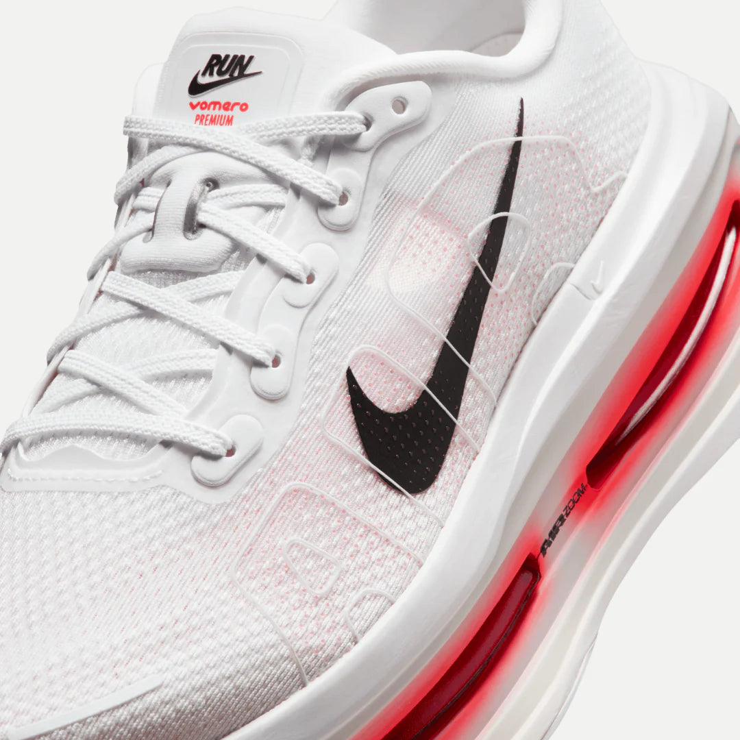 Nike Vomero Premium White Bright Crimson