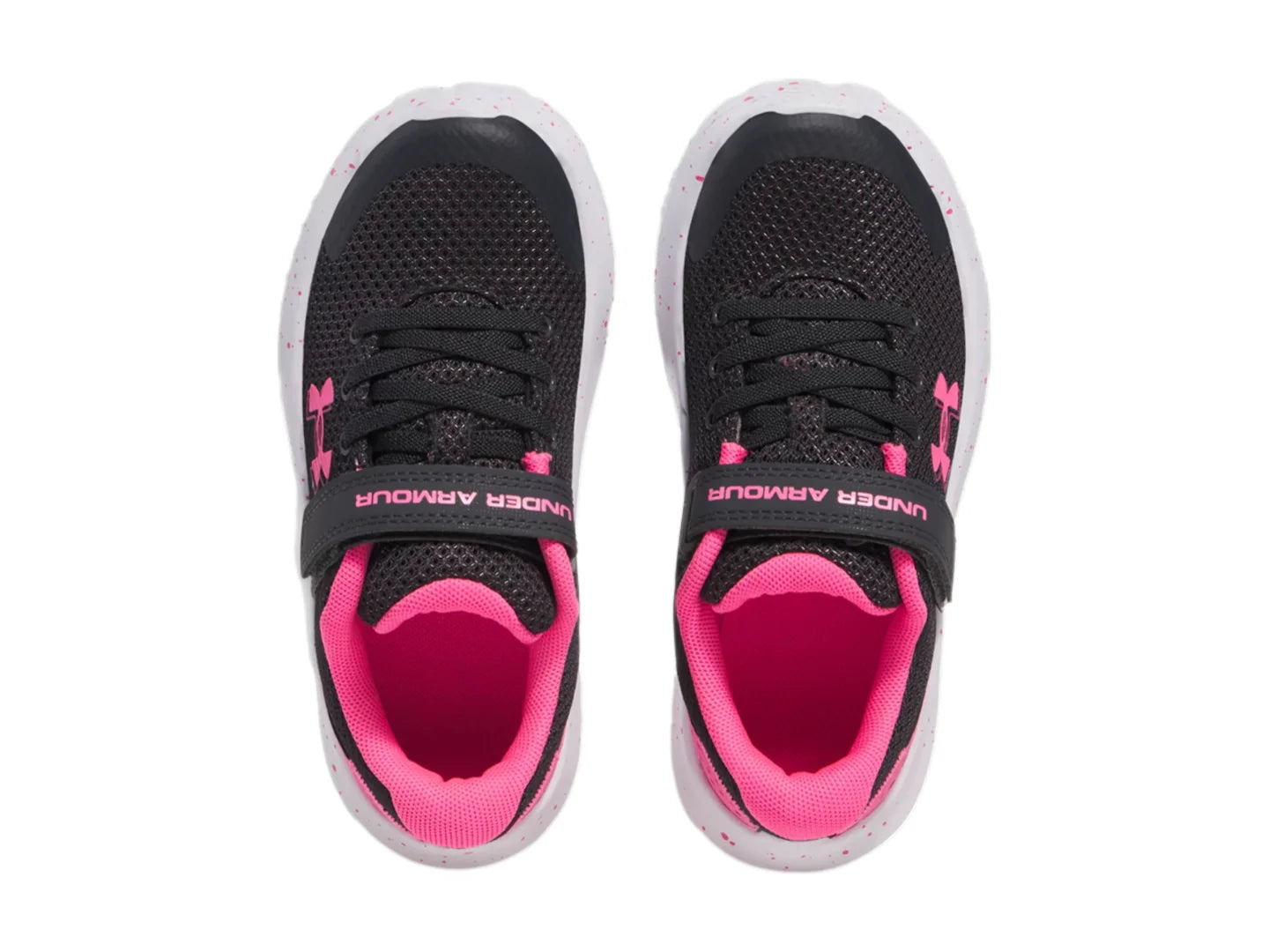 Tenis Under Armour GPS Surge 4 Negro con Rosa para Niña