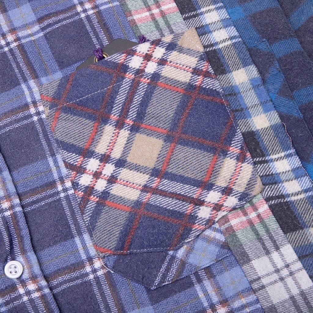 Flannel Shirt 7 Cuts Reflection Shirt Assorted