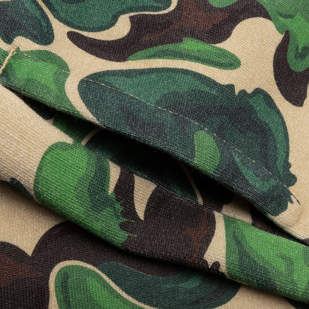 Bape Art Camo Sweat Shorts Green