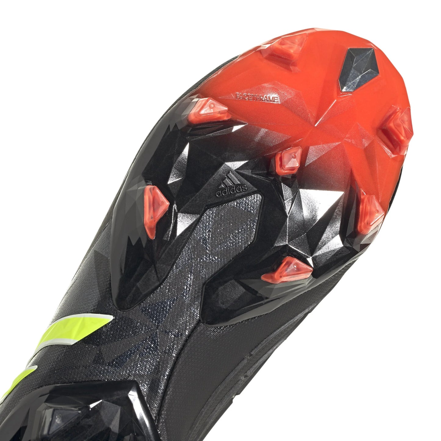 adidas Predator Edge1 FG Firm Ground Boots Black Solar Yellow Solar Red