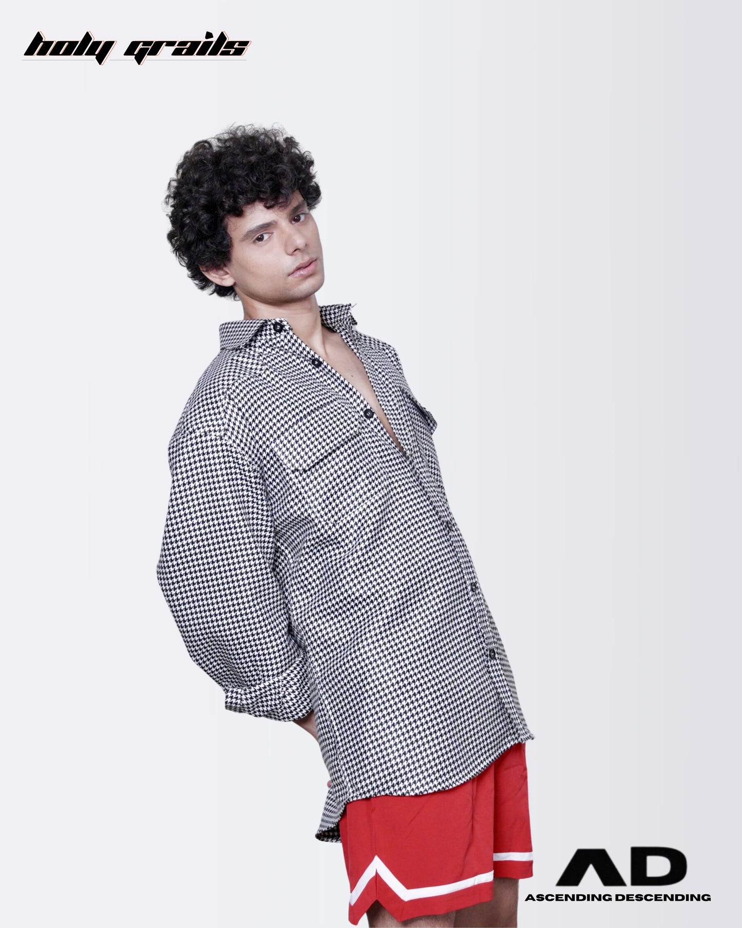 Check Mate Oversize Shirt HG x Ascending Descending