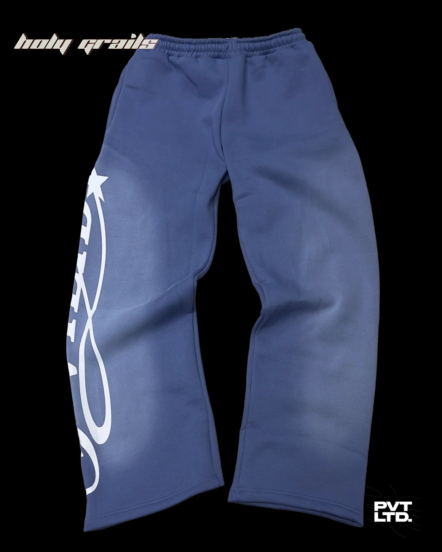 Pvt Blue Spray Track Pants HG x Pvt Ltd