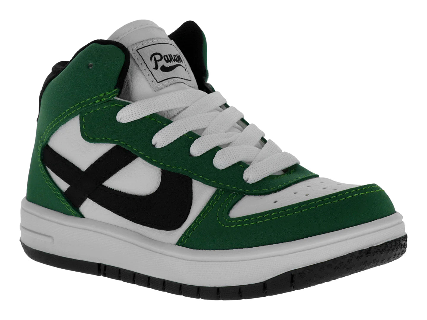 Tenis PANAM Blanco Verde para Niño