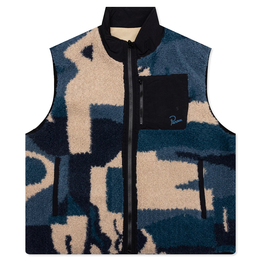 Infinite Bird Reversible Vest Navy Blue