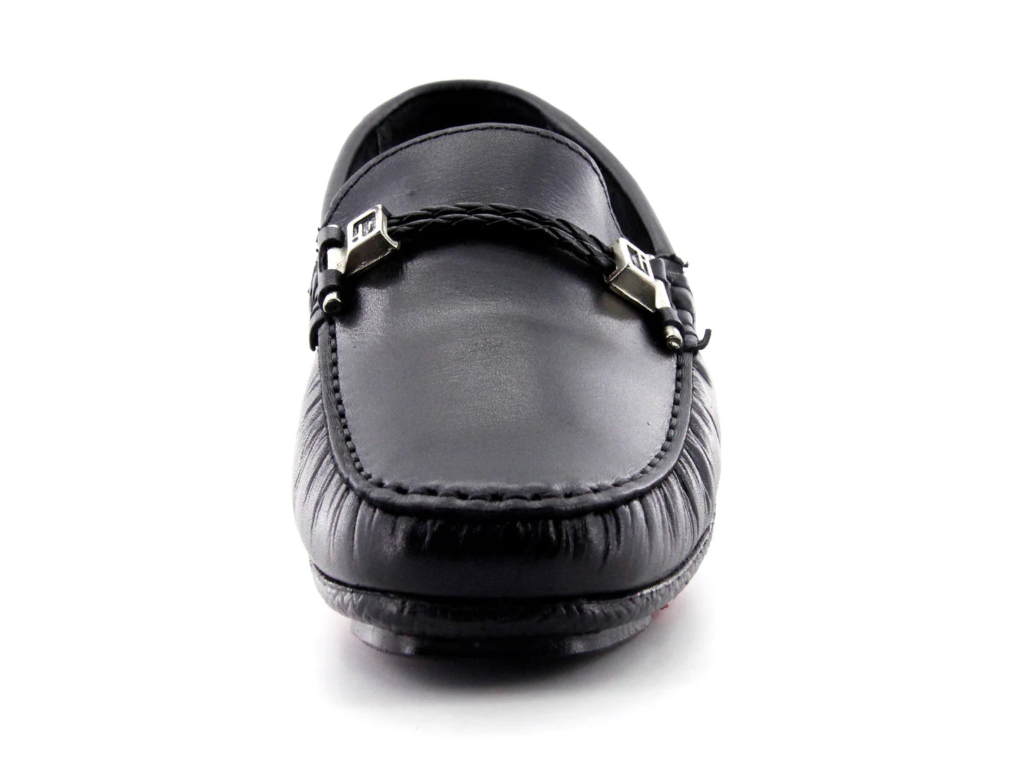 Zapatos Mocasines ALCBAL de Cuero Napa Negro