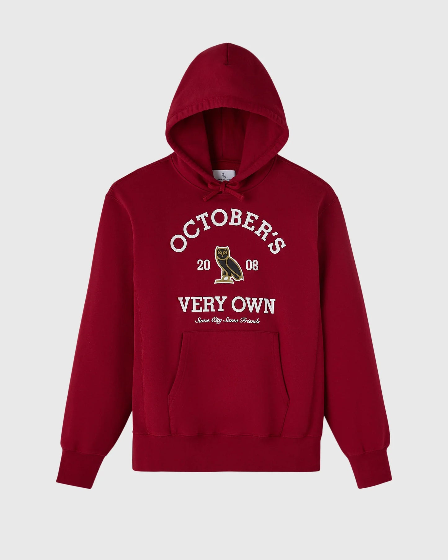 Collegiate Hoodie Deep Red