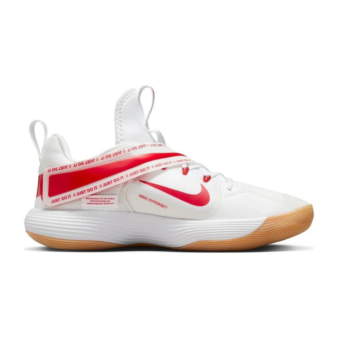 Tênis Nike React HyperSet 1 Vôlei Branco Vermelho