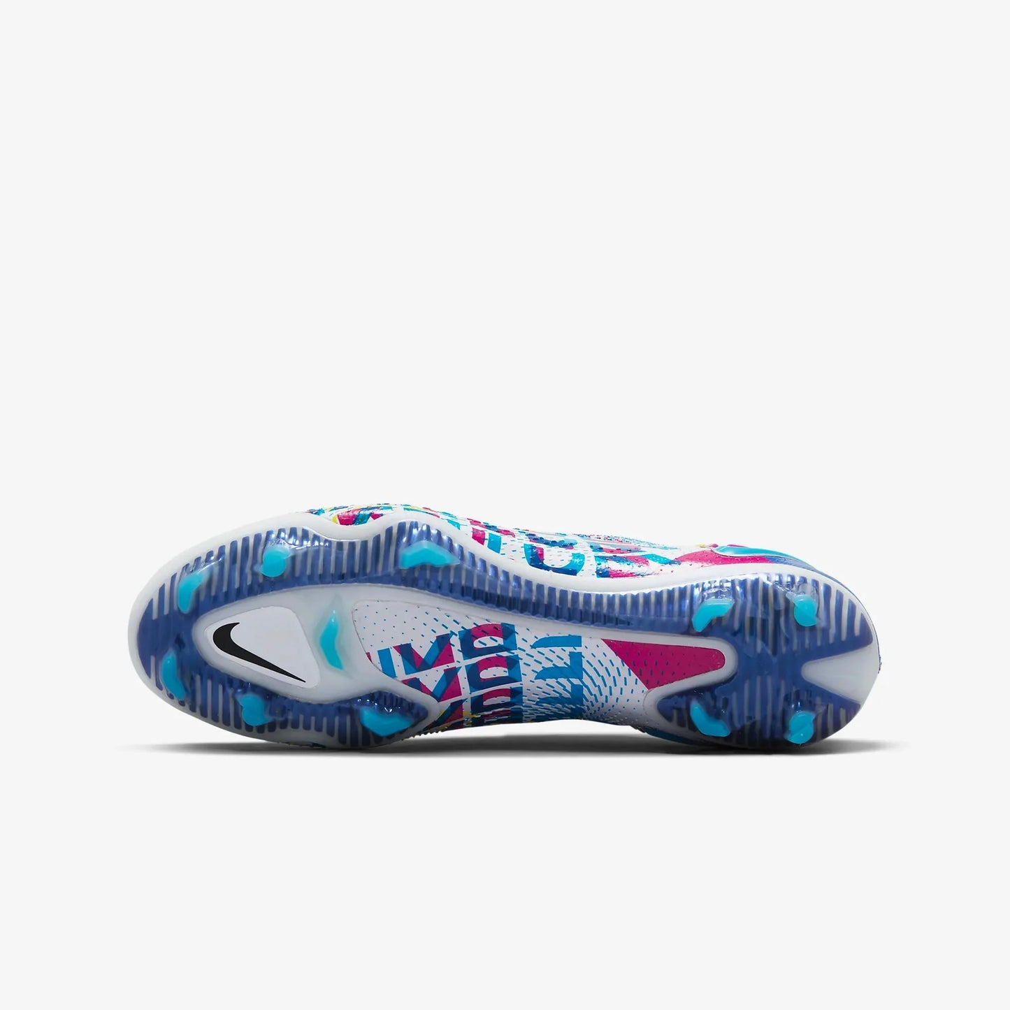 Nike Phantom GT Elite 3D FG Firm Ground Soccer Cleats Chlorine Blue Opti Yellow White Pink Blast