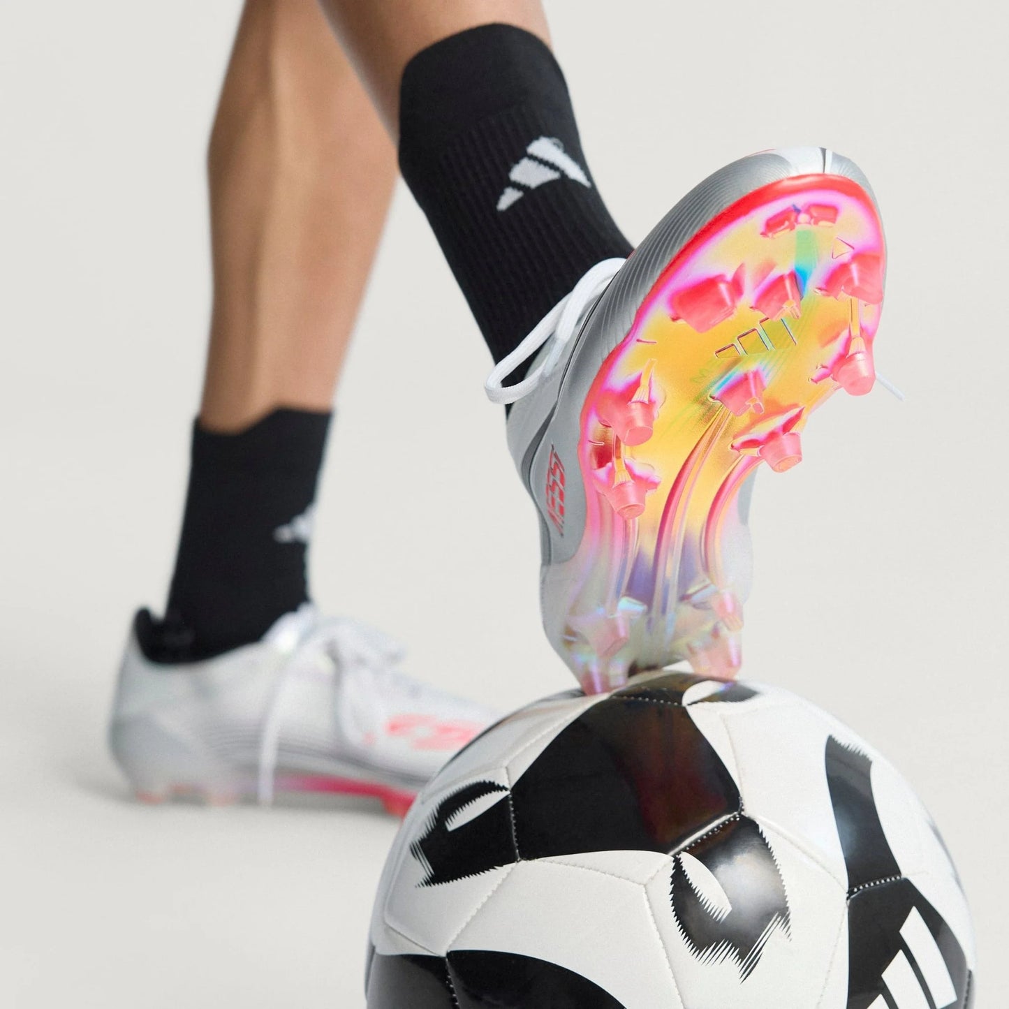 adidas F50 Messi Elite Firm Ground Soccer Cleats White Red