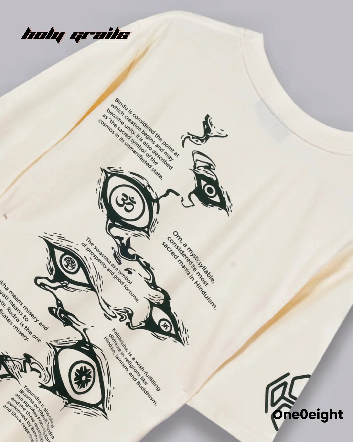 Tattva Cream Oversize Tee HG x One0eight