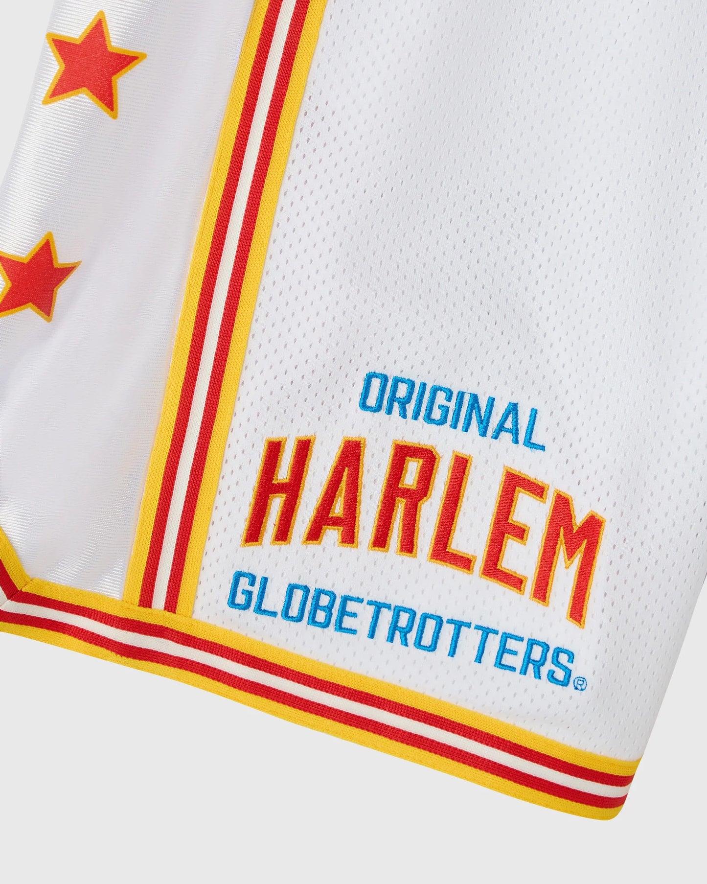 Harlem Globetrotters Basketball Short White