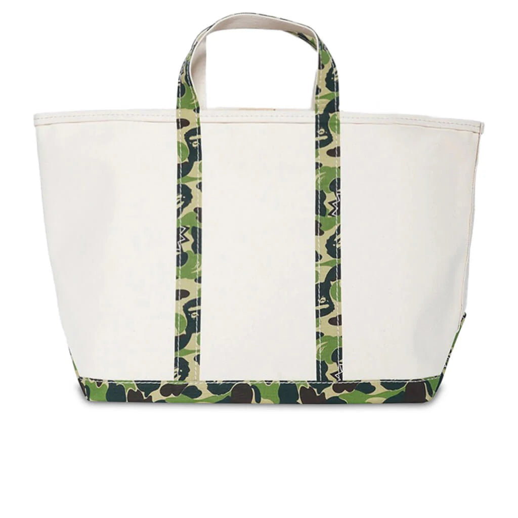 Saint Michael x A Bathing Ape Large Tote Bag White Camo