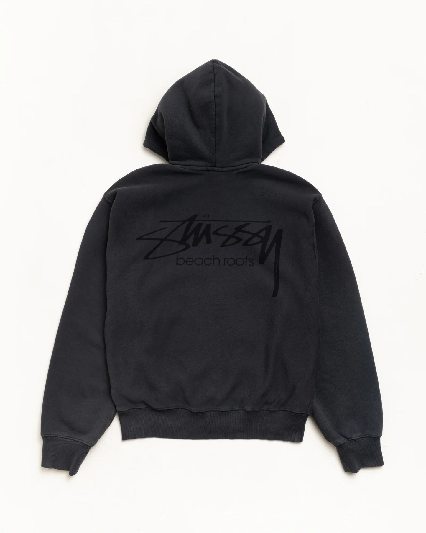 BEACH ROOTS ZIP HOODIE GARMENT DYED
