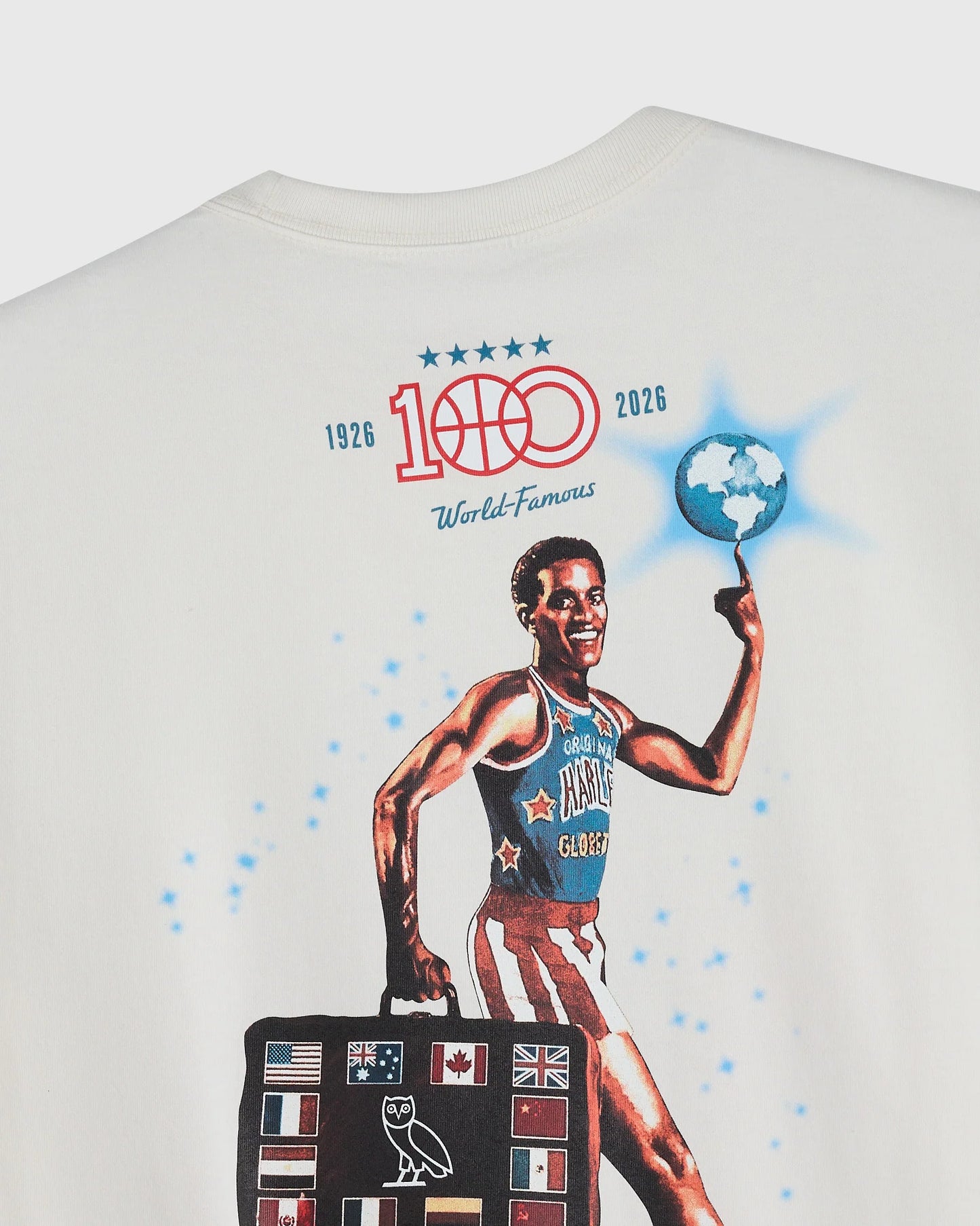 Harlem Globetrotters Tee Off White