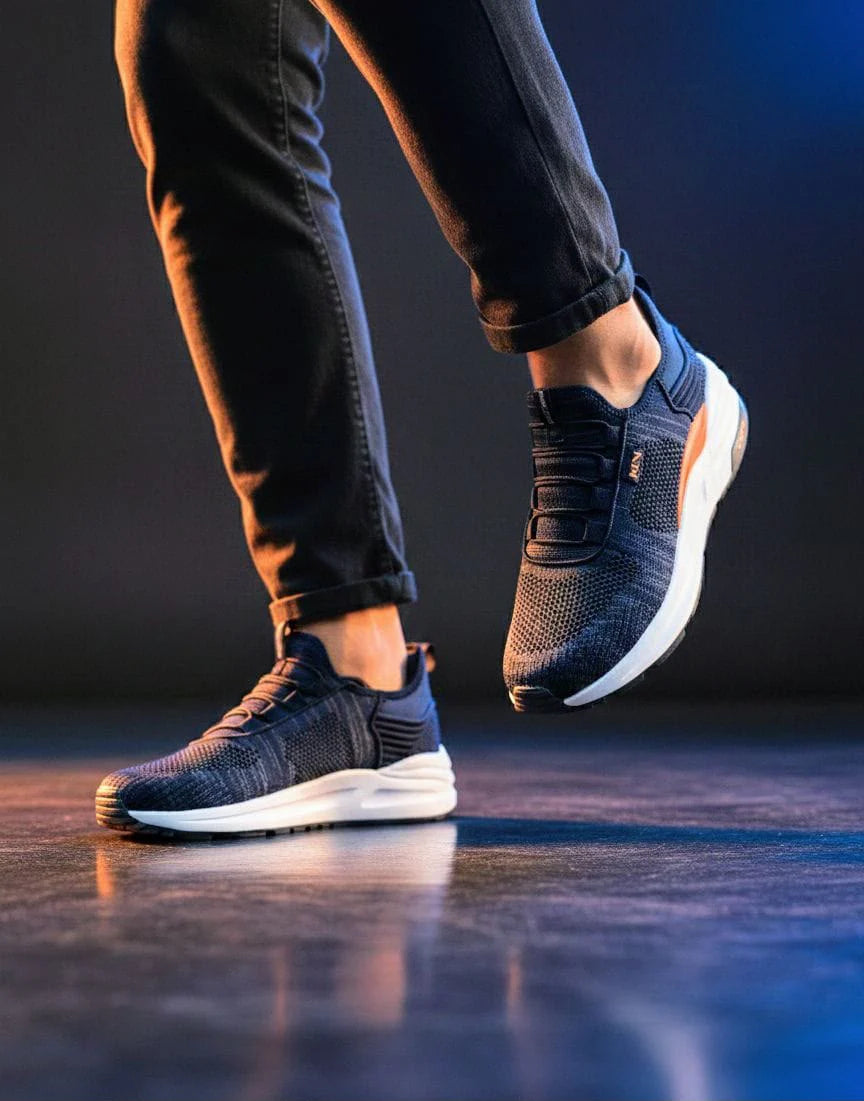 SKECHERS ARCH FIT MEMORY FOAM NAVY BLUE