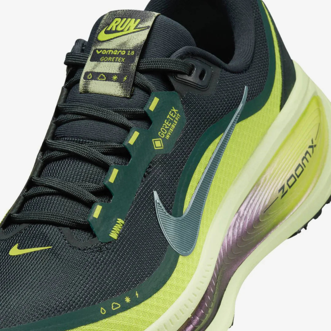 Nike Vomero 18 GORE TEX Verde Escuro Verde Neon
