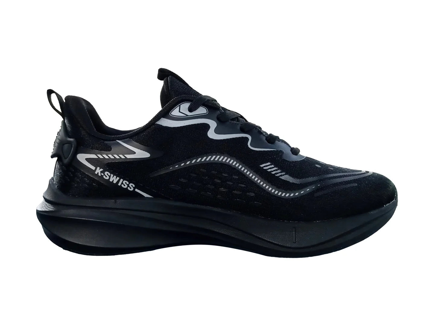Tenis K Swiss Martinus Negro y Gris para Hombre