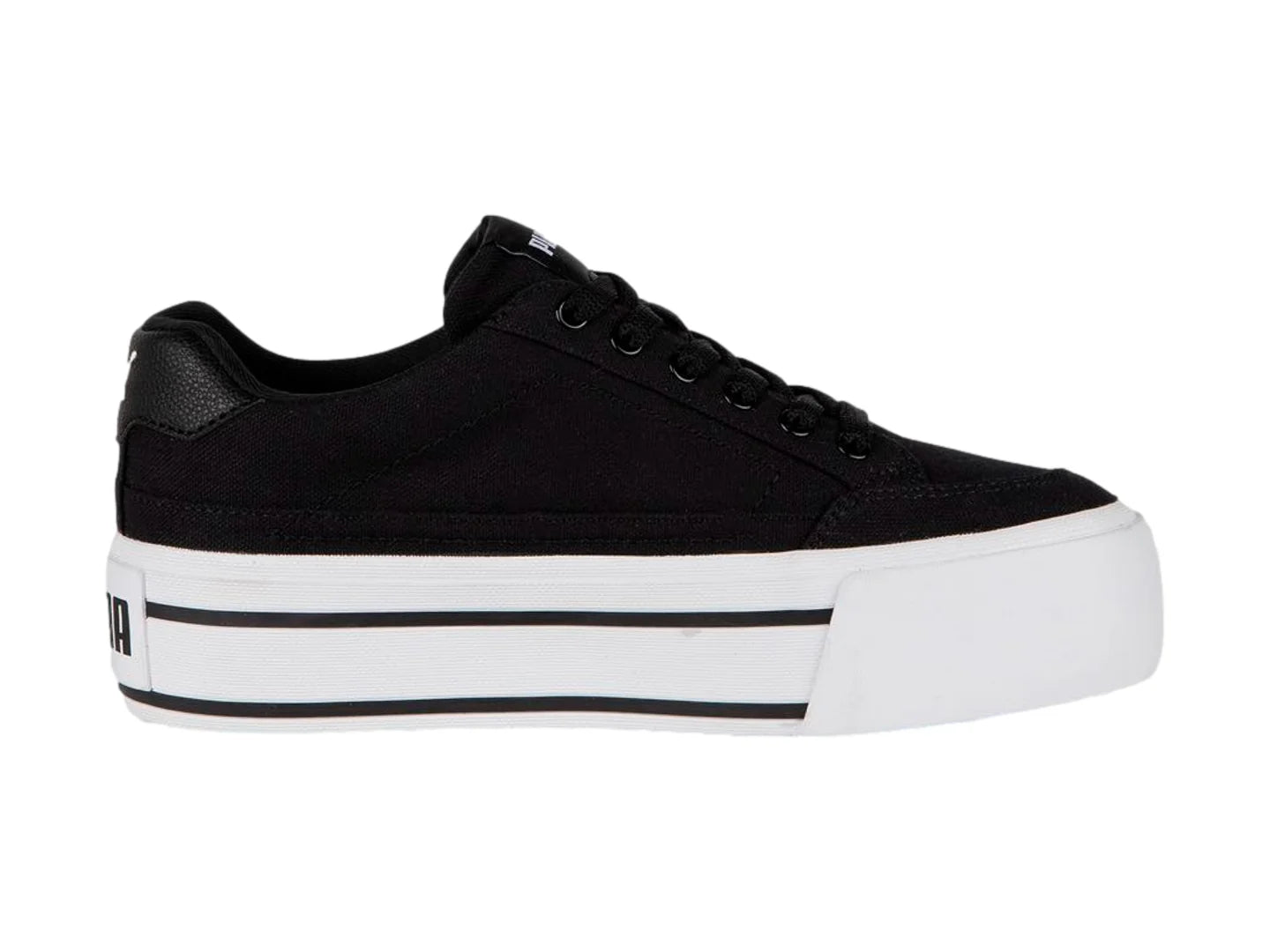 Tenis PUMA Court Classic Vulc FS Platform Negro para Mujer