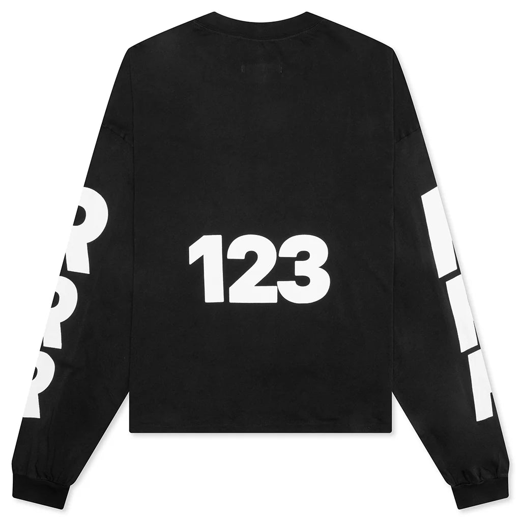 USO 123 Garden L S Tee Mechanic Black