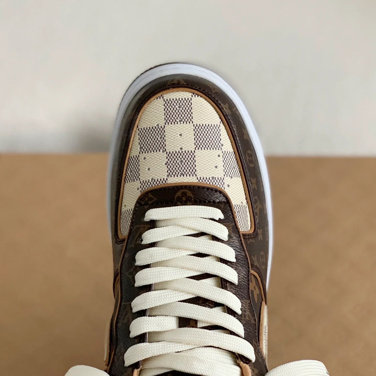 Louis Vuitton x Nike Air Force 1 Low Monogram Brown Damier Azur