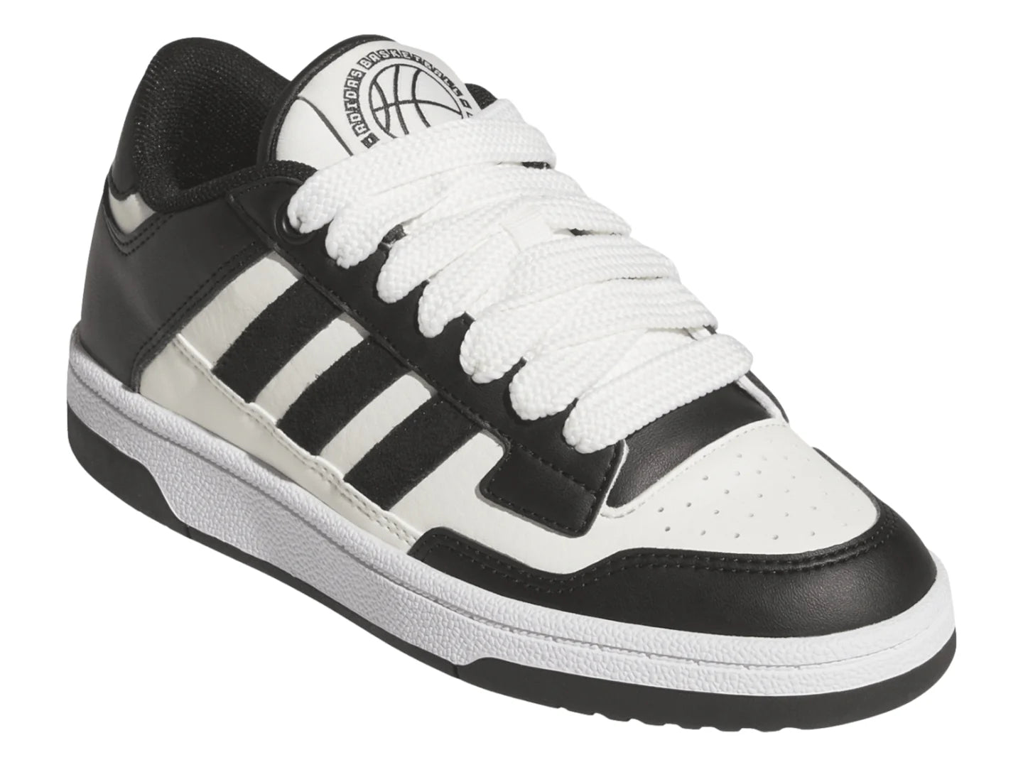 Tenis Adidas Rapid Court Low Negro y Blanco para Niño